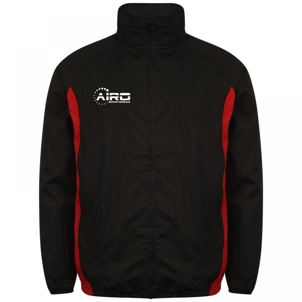 Airo Sportswear Tracksuit Top (Black-Red)