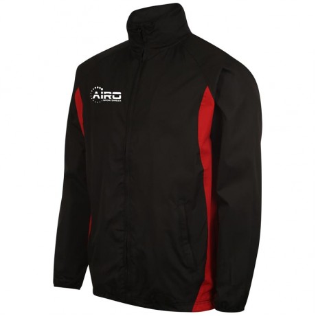 Airo Sportswear Tracksuit Top (Black-Red)