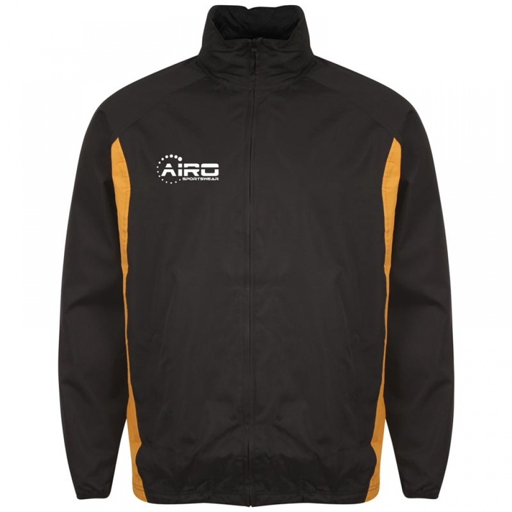 Airo Sportswear Tracksuit Top (Black-Amber)