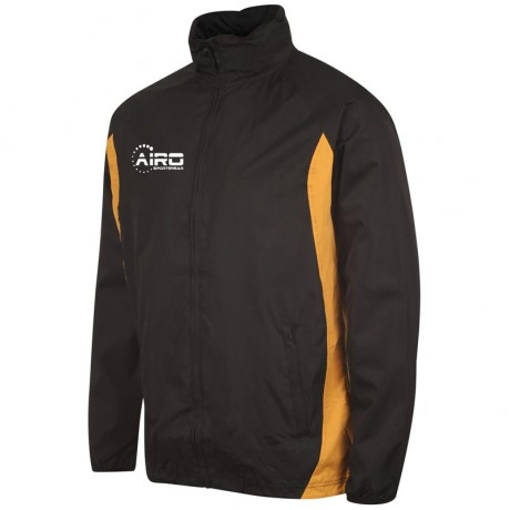 Airo Sportswear Tracksuit Top (Black-Amber)