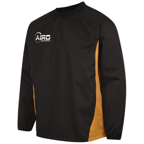 Airo Sportswear Team Windbreaker (Black-Amber)