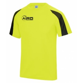 Airo Sportswear Contrast Training Tee (Yellow-Black)
