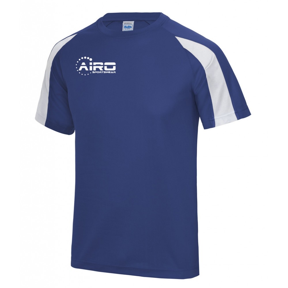 Airo Sportswear Contrast Training Tee (Royal Blue-White)