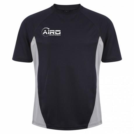 Airo Sportswear Player Training Tee (Navy-Silver)