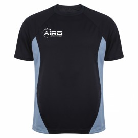 Airo Sportswear Player Training Tee (Navy-Sky Blue)
