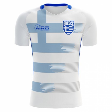 2023-2024 Greece Home Concept Football Shirt - Adult Long Sleeve