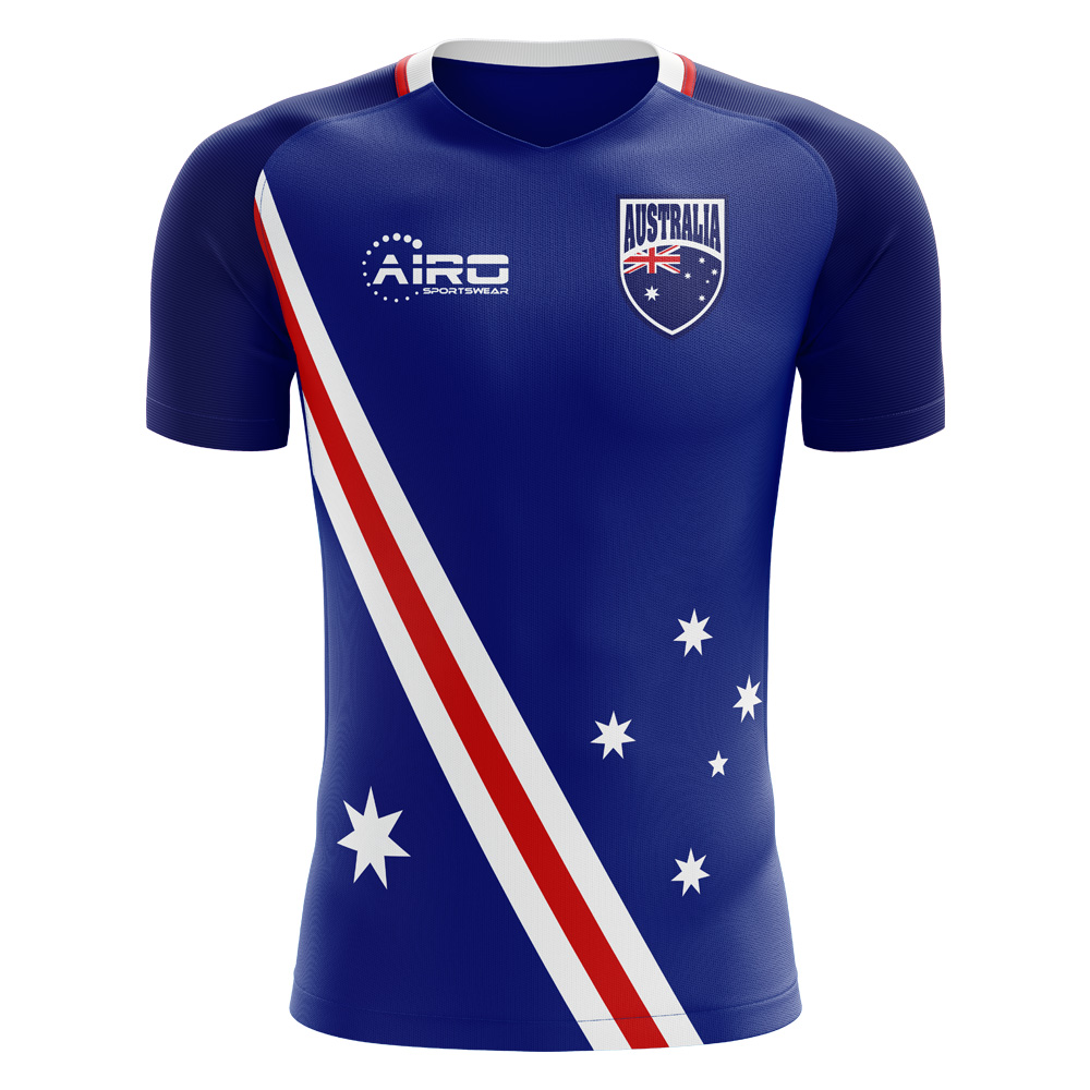 2023-2024 Australia Flag Away Concept Football Shirt - Adult Long Sleeve