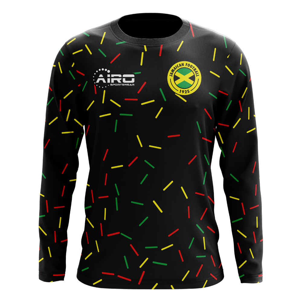 2023-2024 Jamaica Long Sleeve Third Concept Football Shirt (Kids)