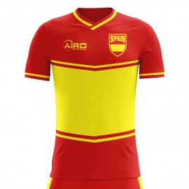 2020-2021 Spain Flag Home Concept Football Shirt
