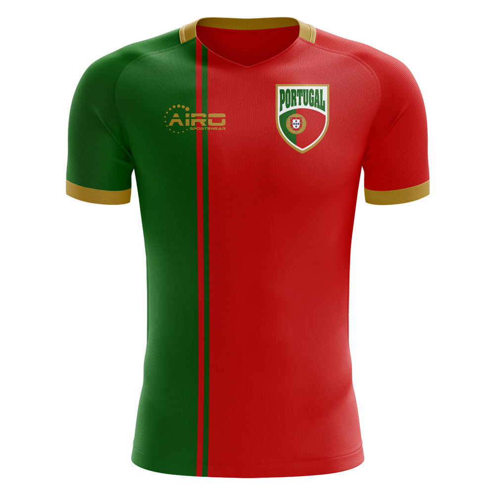 2020-2021 Portugal Flag Home Concept Football Shirt