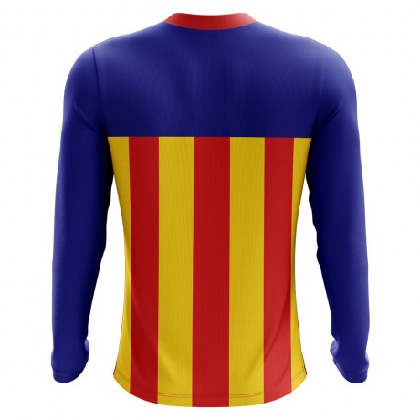 2023-2024 Catalunya Long Sleeve Home Concept Football Shirt (Kids)