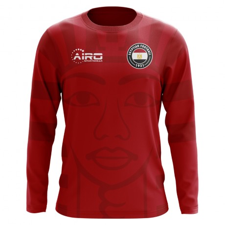 2023-2024 Egypt Long Sleeve Home Concept Football Shirt (Kids)