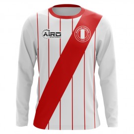 2025-2026 Peru Long Sleeve Home Concept Football Shirt (Kids)