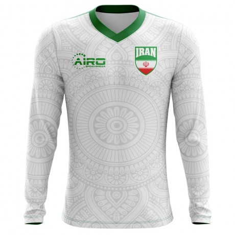 2025-2026 Iran Long Sleeve Home Concept Football Shirt (Kids)