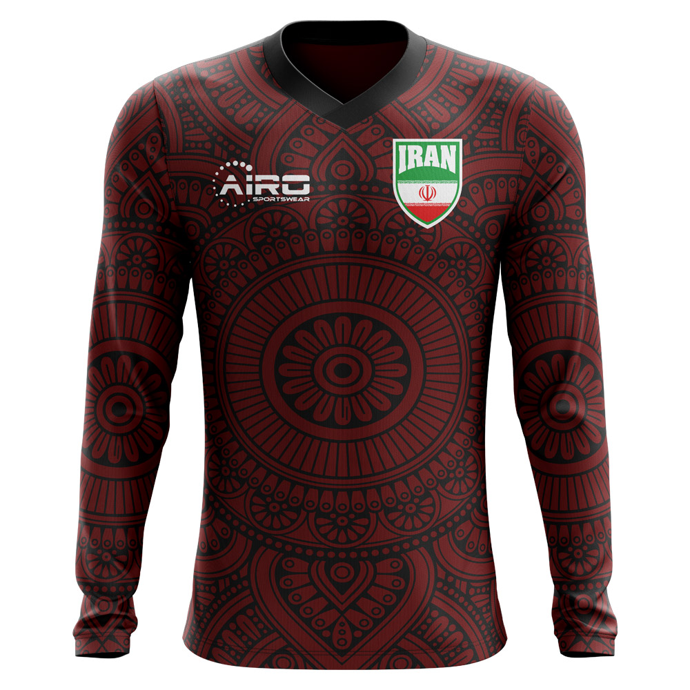 2025-2026 Iran Long Sleeve Away Concept Football Shirt