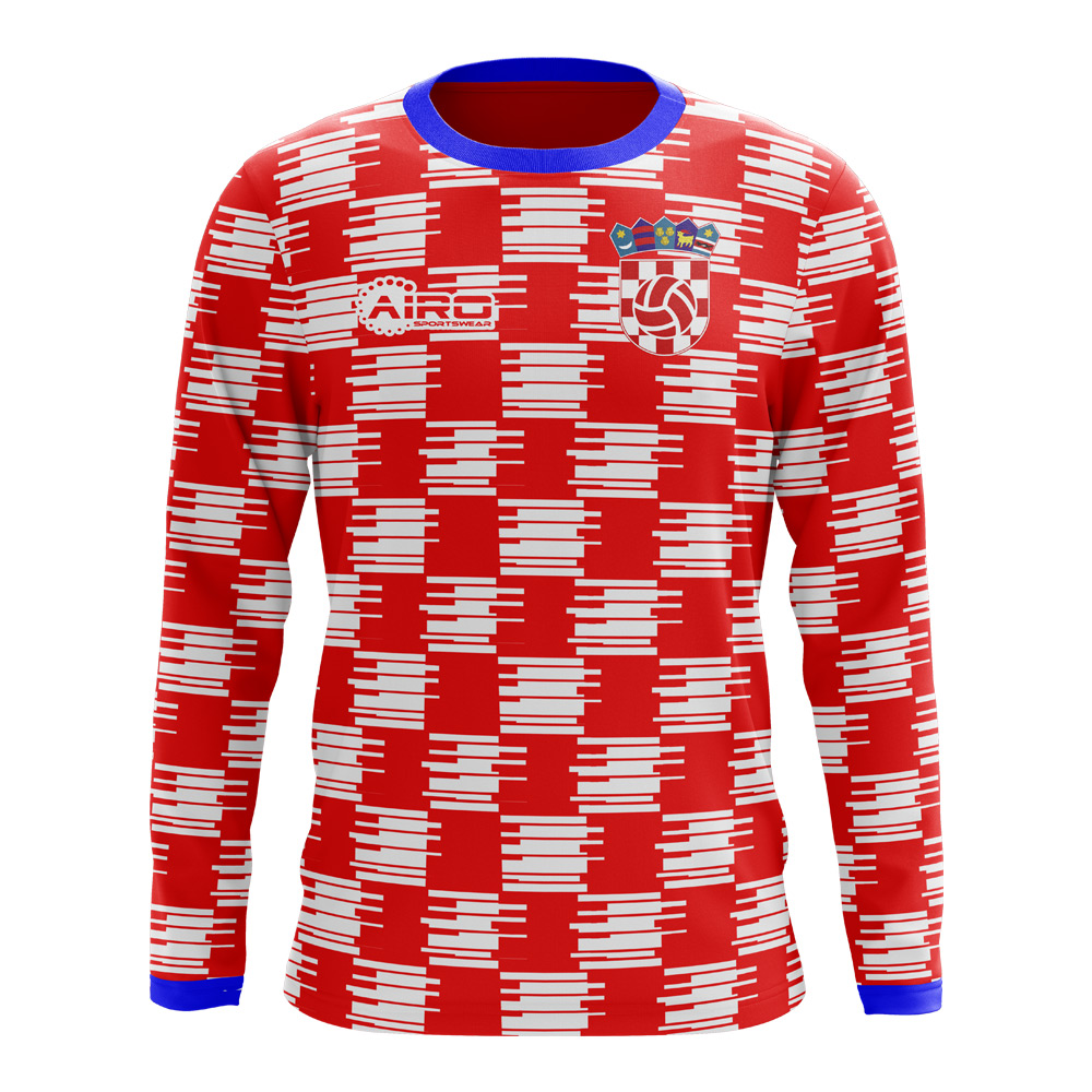 2025-2026 Croatia Long Sleeve Home Concept Football Shirt