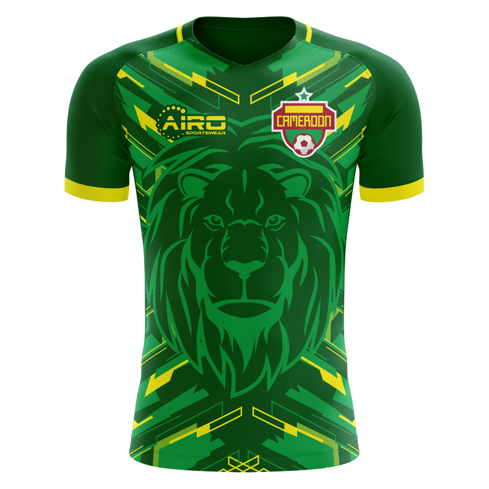 2023-2024 Cameroon Home Concept Football Shirt - Adult Long Sleeve