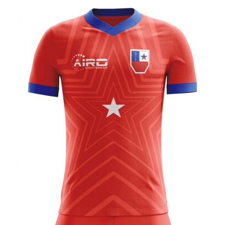 2023-2024 Chile Home Concept Football Shirt - Kids (Long Sleeve)