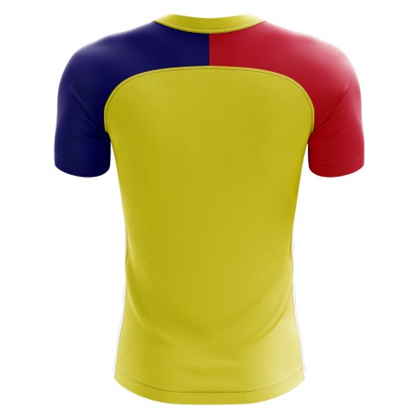 2023-2024 Andorra Home Concept Football Shirt - Kids (Long Sleeve)