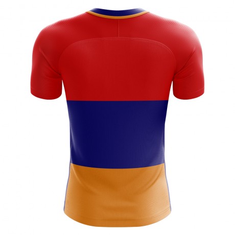 2023-2024 Armenia Home Concept Football Shirt - Kids (Long Sleeve)