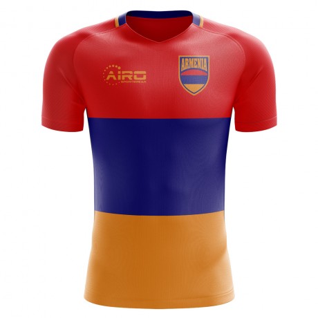 2023-2024 Armenia Home Concept Football Shirt - Adult Long Sleeve