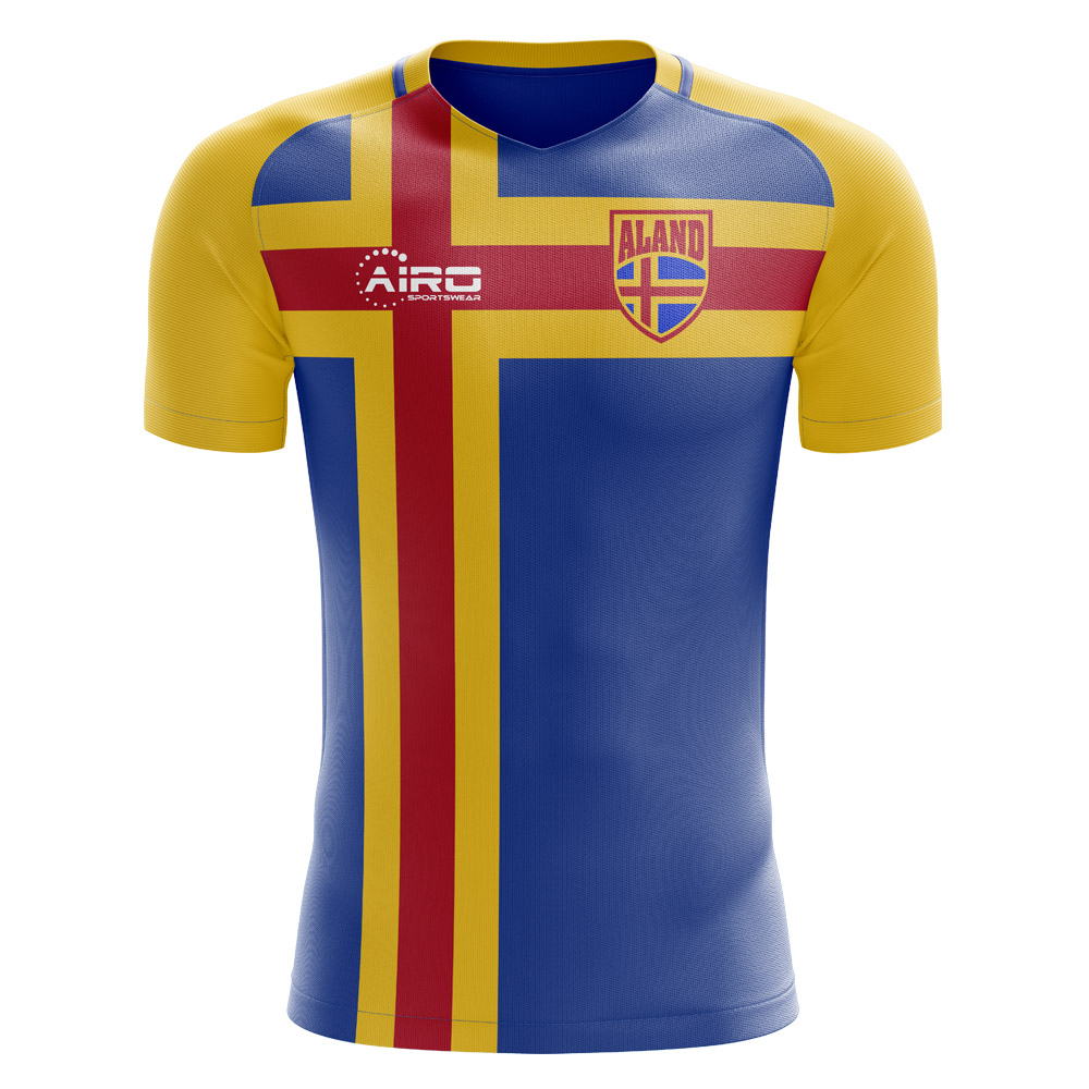 2023-2024 Aland Islands Home Concept Football Shirt - Little Boys