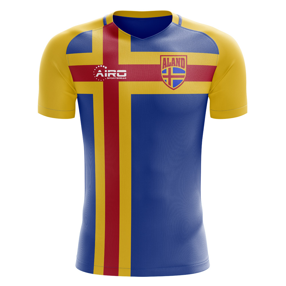 2023-2024 Aland Islands Home Concept Football Shirt - Kids