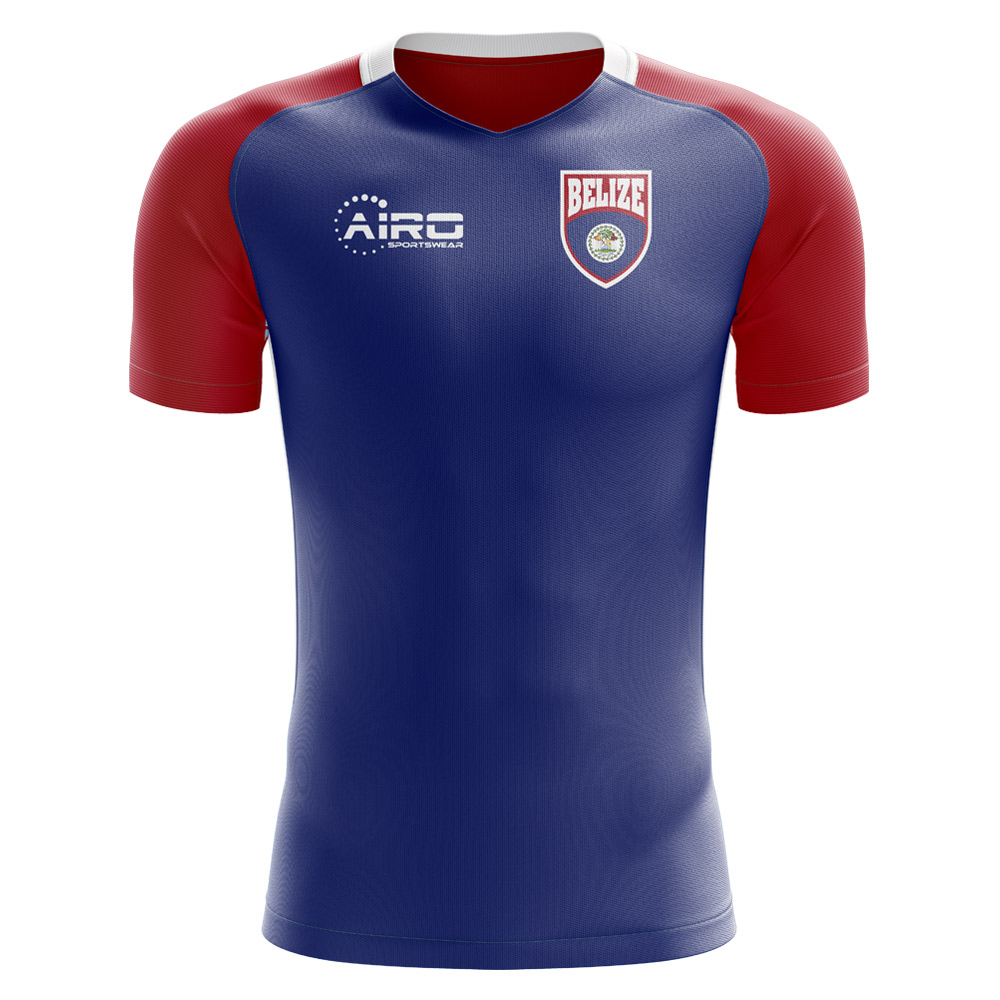 2023-2024 Belize Home Concept Football Shirt - Adult Long Sleeve