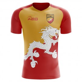 2023-2024 Bhutan Home Concept Football Shirt - Adult Long Sleeve