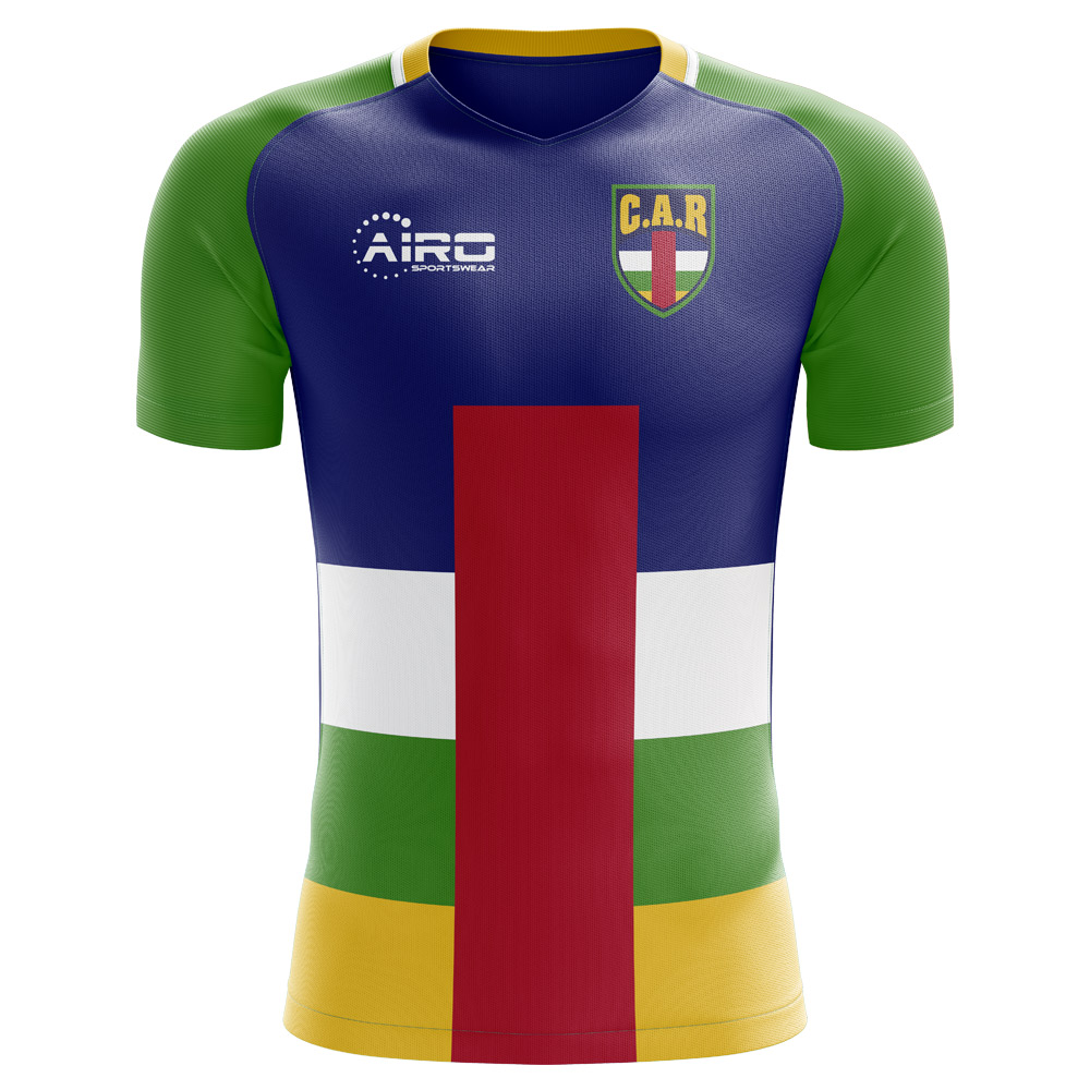 2023-2024 Central African Republic Home Concept Football Shirt - Kids (Long Sleeve)