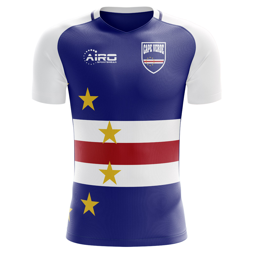 2023-2024 Cape Verde Home Concept Football Shirt - Little Boys