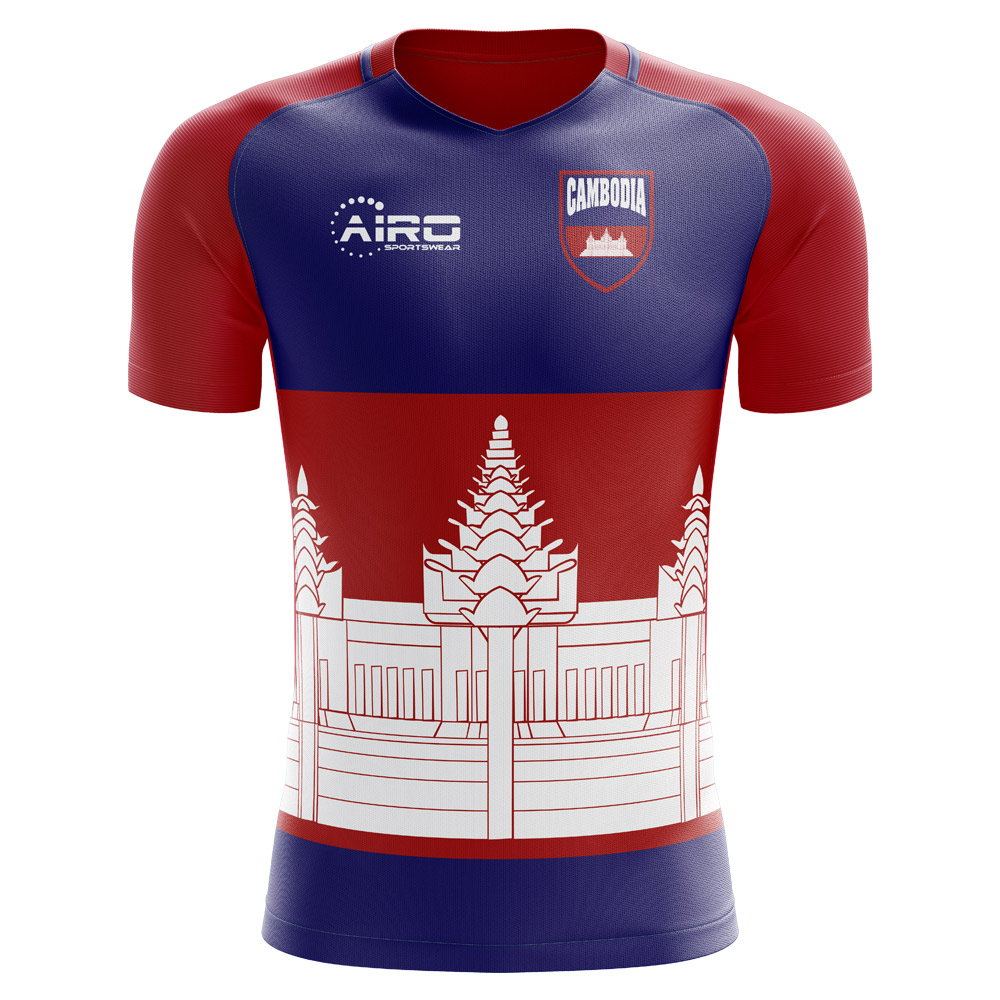 2023-2024 Cambodia Home Concept Football Shirt - Adult Long Sleeve