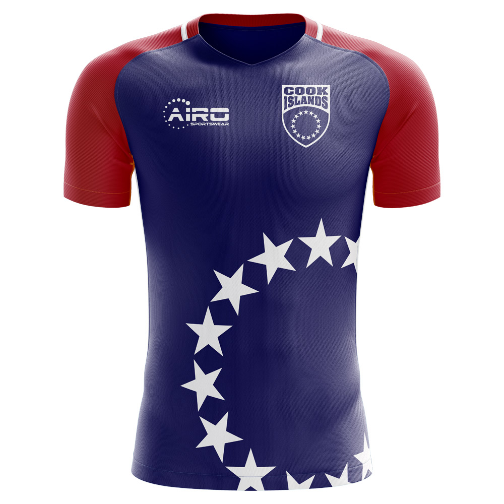 2023-2024 Cook Islands Home Concept Football Shirt - Kids (Long Sleeve)
