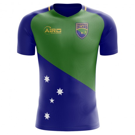 2023-2024 Christmas Islands Home Concept Football Shirt - Adult Long Sleeve