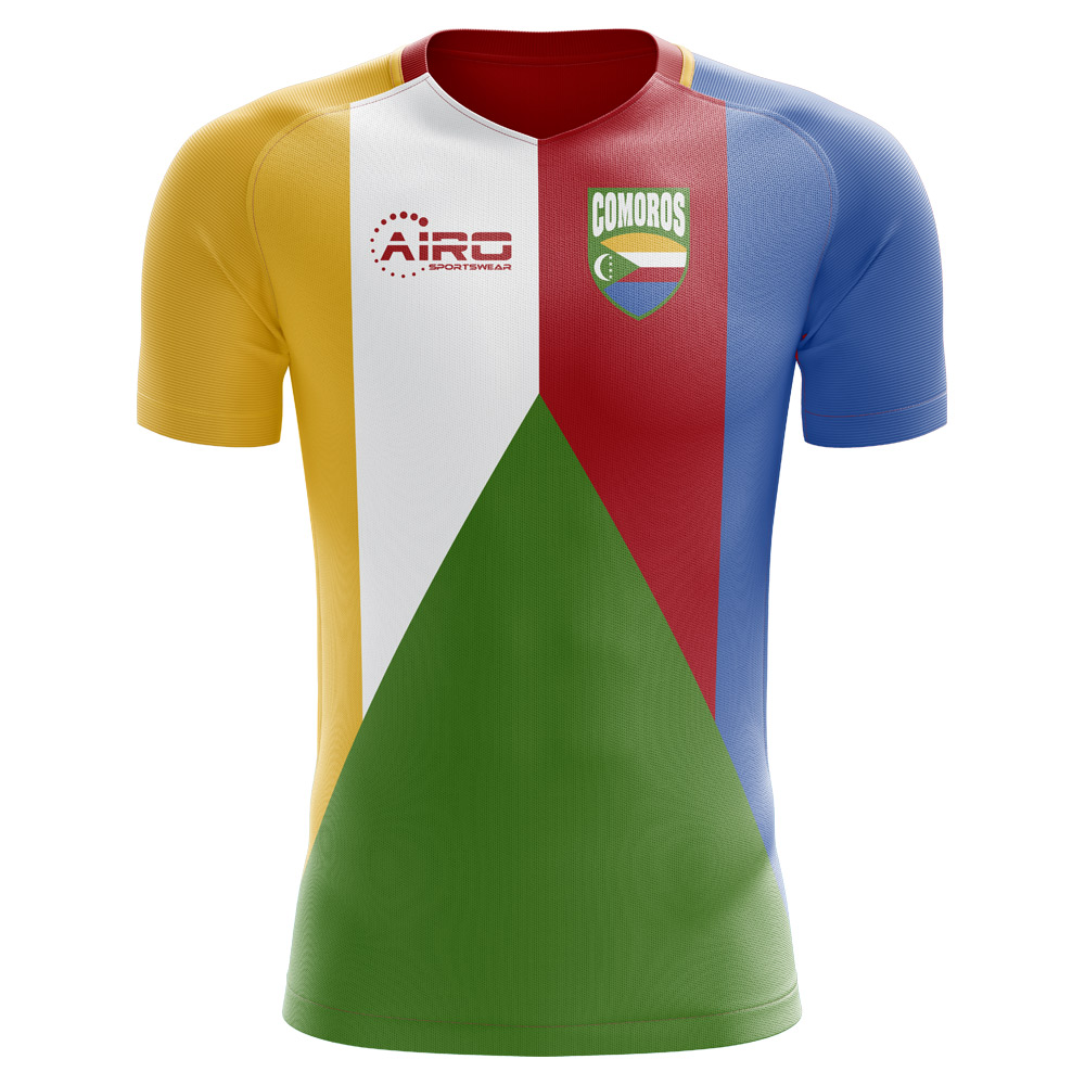 2025-2026 Comoros Home Concept Football Shirt - Kids (Long Sleeve)