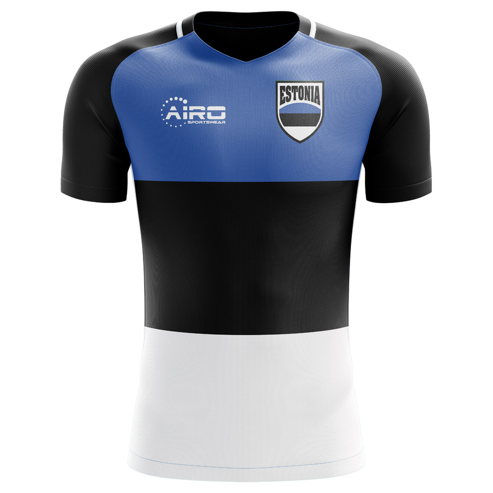 2023-2024 Estonia Home Concept Football Shirt - Adult Long Sleeve