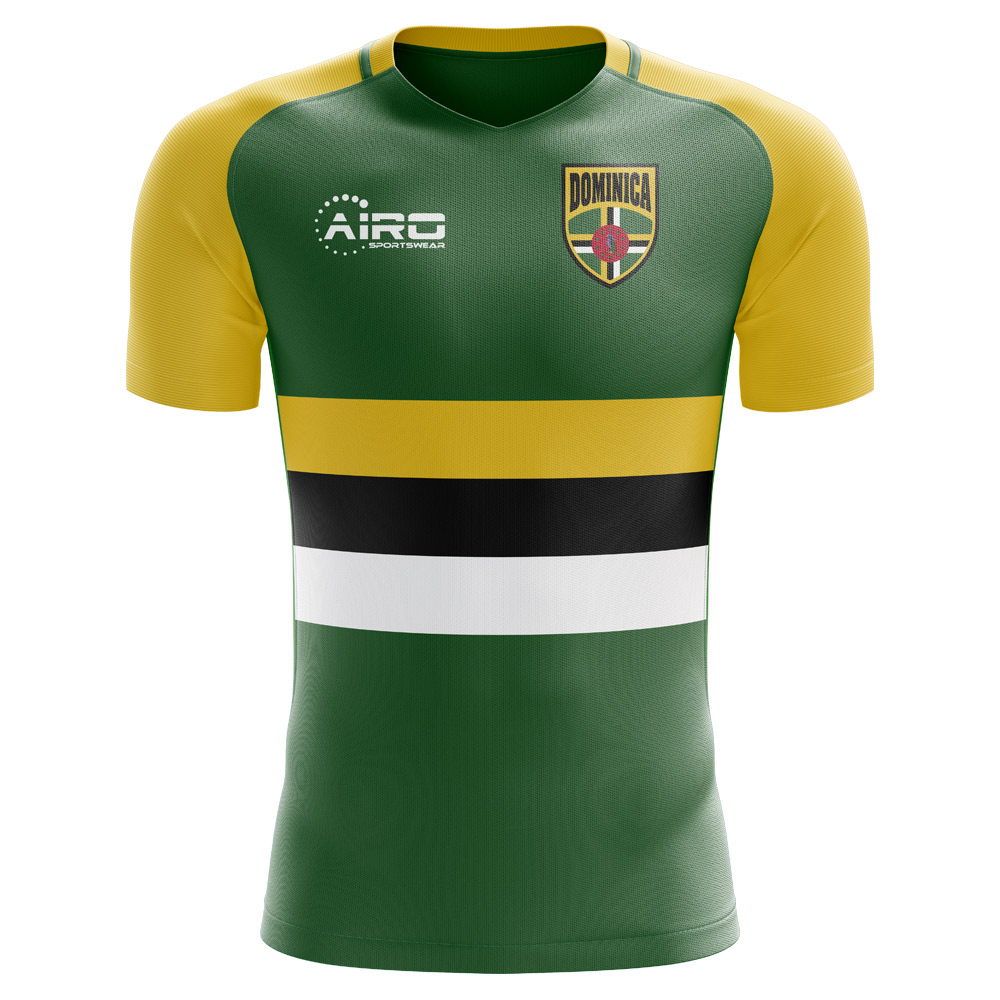 2023-2024 Dominica Home Concept Football Shirt - Kids (Long Sleeve)