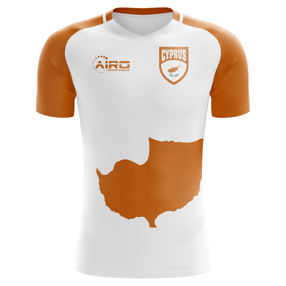 2023-2024 Cyprus Flag Home Concept Football Shirt - Baby