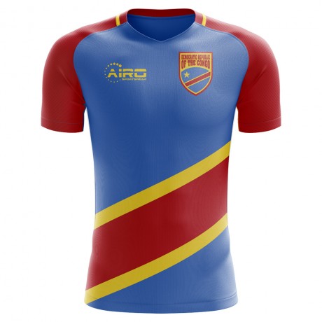 2023-2024 DR Congo Home Concept Football Shirt - Kids (Long Sleeve)