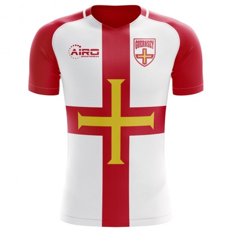 2025-2026 Guernsey Home Concept Football Shirt - Kids (Long Sleeve)