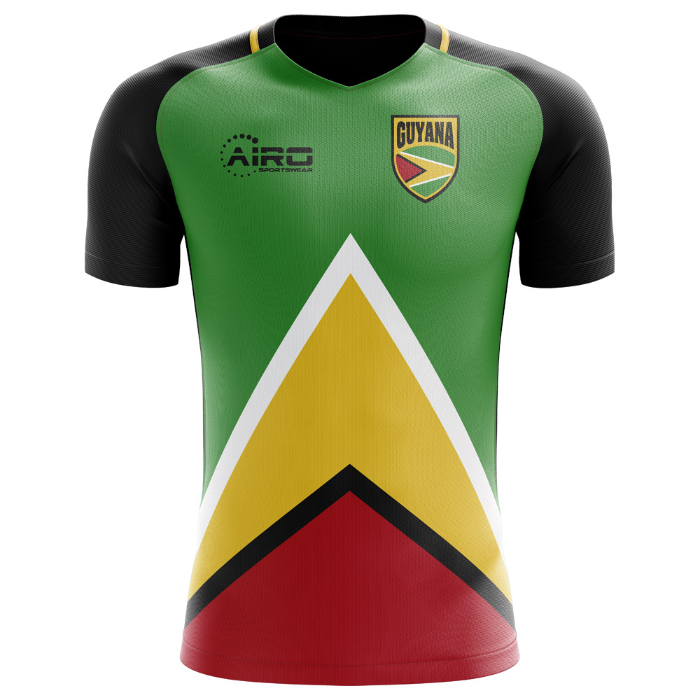 2023-2024 Guyana Home Concept Football Shirt - Adult Long Sleeve