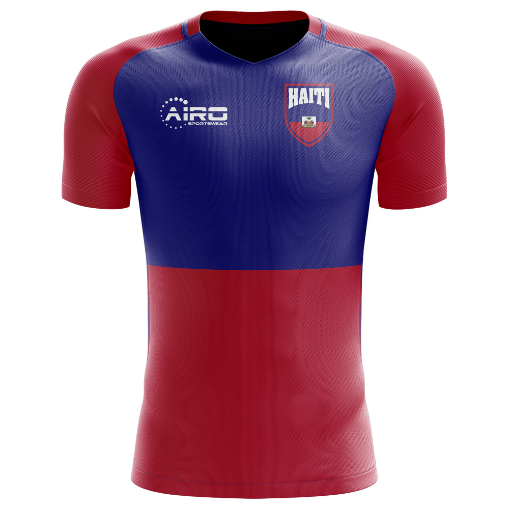 2023-2024 Haiti Home Concept Football Shirt - Adult Long Sleeve