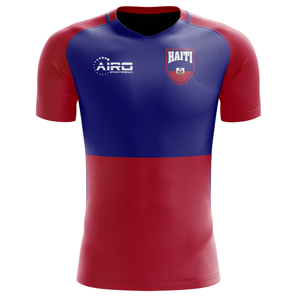 2025-2026 Haiti Home Concept Football Shirt - Adult Long Sleeve