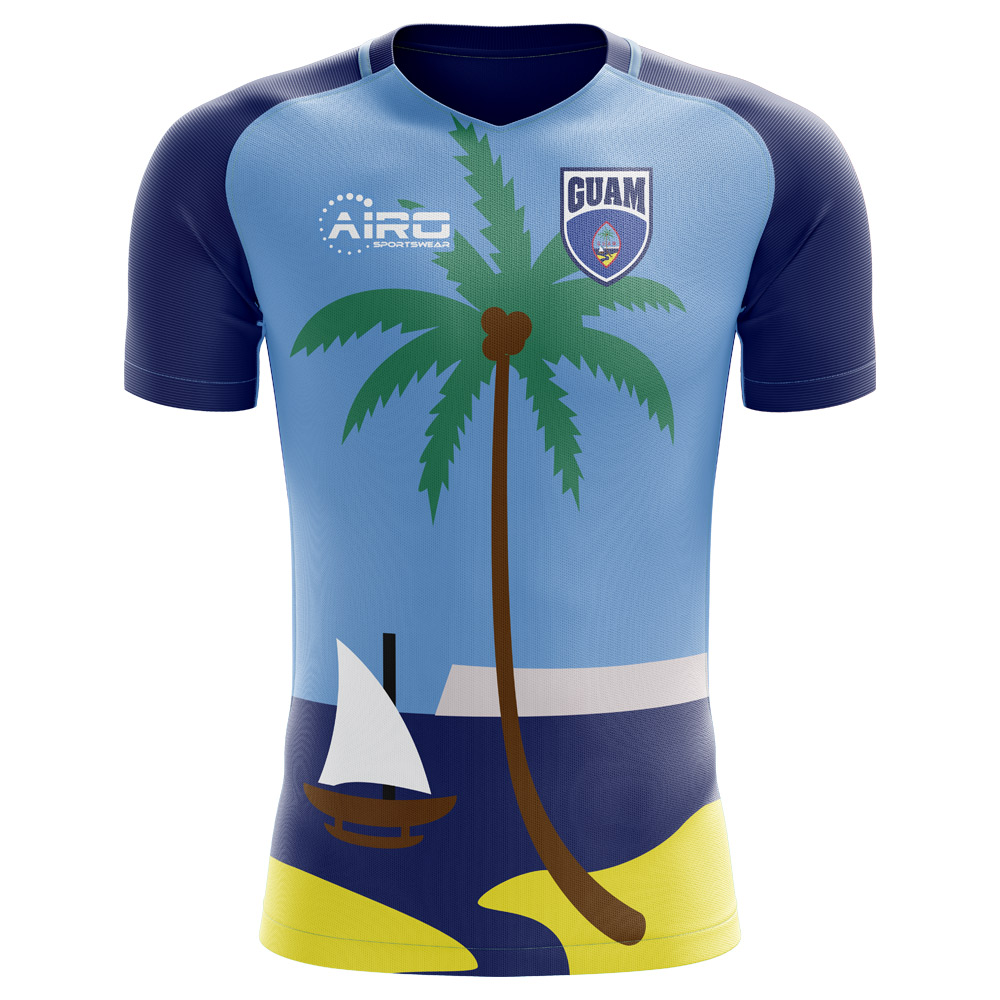 2025-2026 Guam Home Concept Football Shirt - Kids (Long Sleeve)