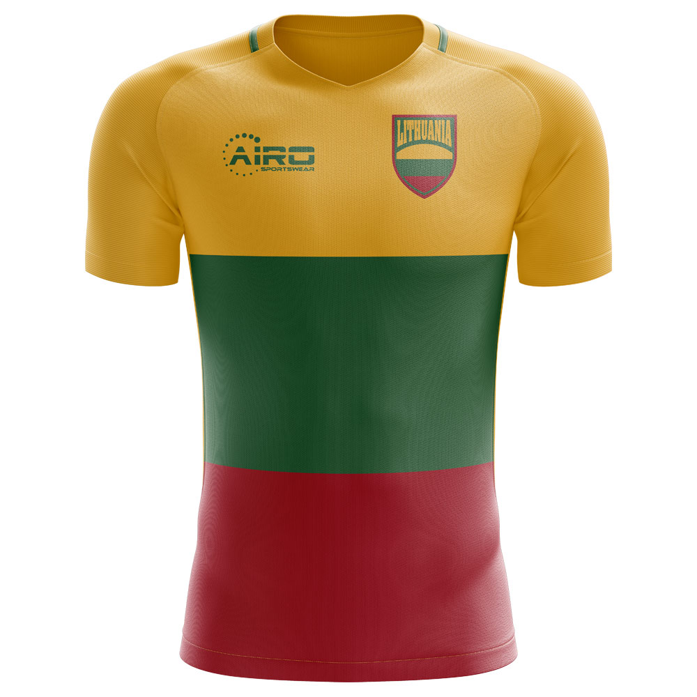 2025-2026 Lithuania Home Concept Football Shirt (Kids)