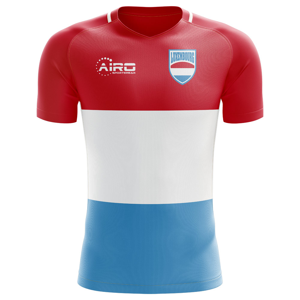 2023-2024 Luxembourg Home Concept Football Shirt - Adult Long Sleeve