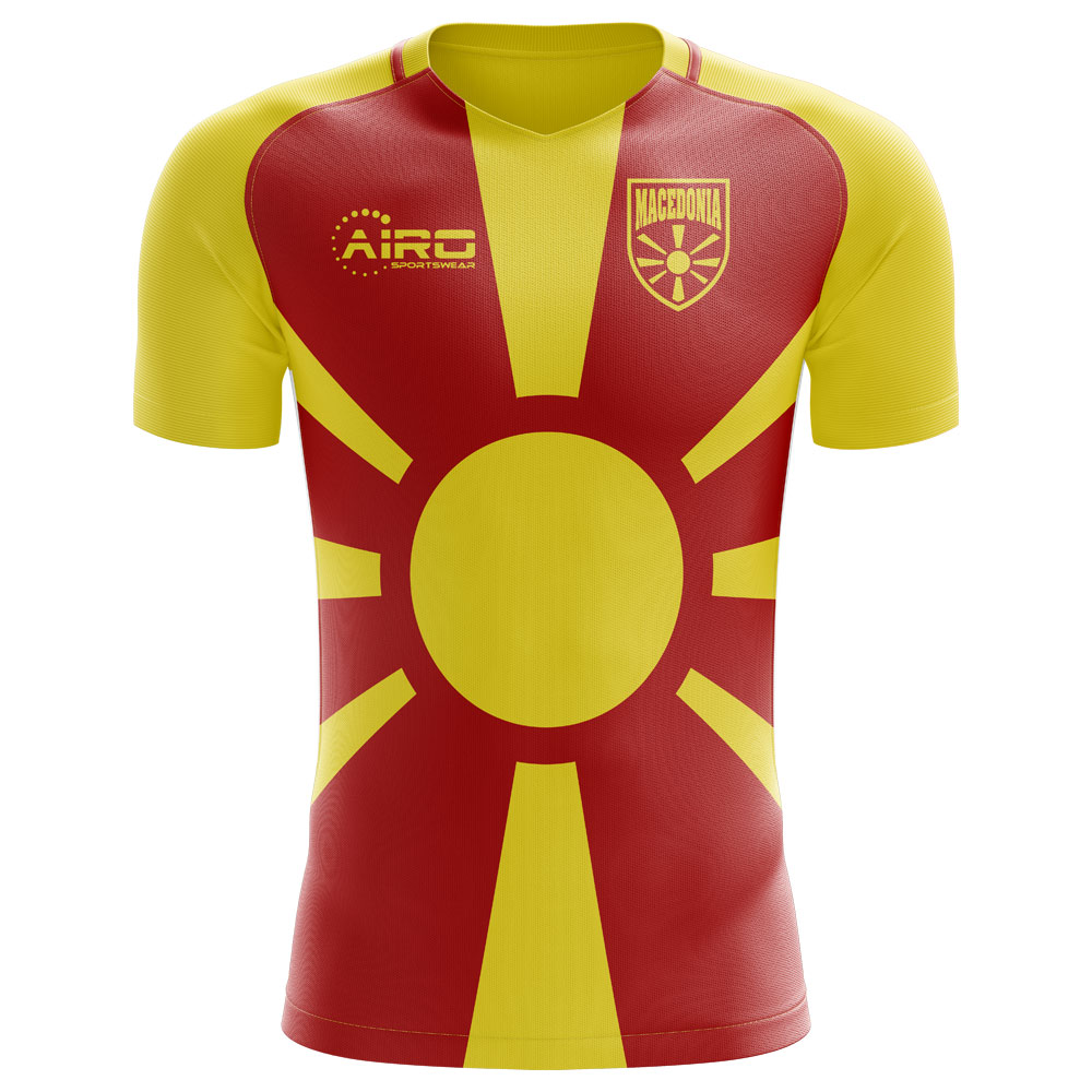 2023-2024 Macedonia Home Concept Football Shirt - Kids (Long Sleeve)