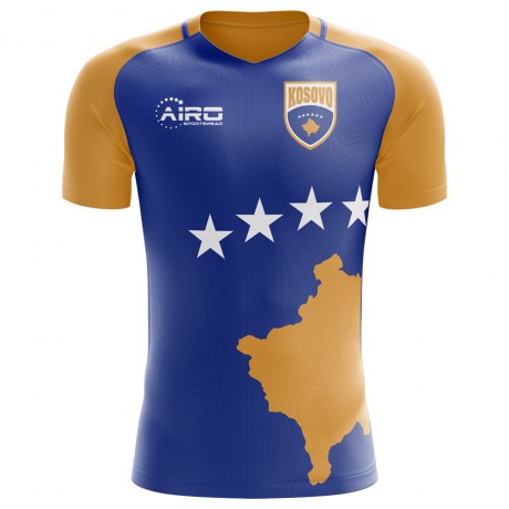 2025-2026 Kosovo Home Concept Football Shirt - Adult Long Sleeve