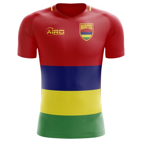 2023-2024 Mauritius Home Concept Football Shirt - Kids (Long Sleeve)
