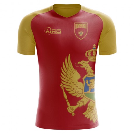 2025-2026 Montenegro Home Concept Football Shirt - Little Boys